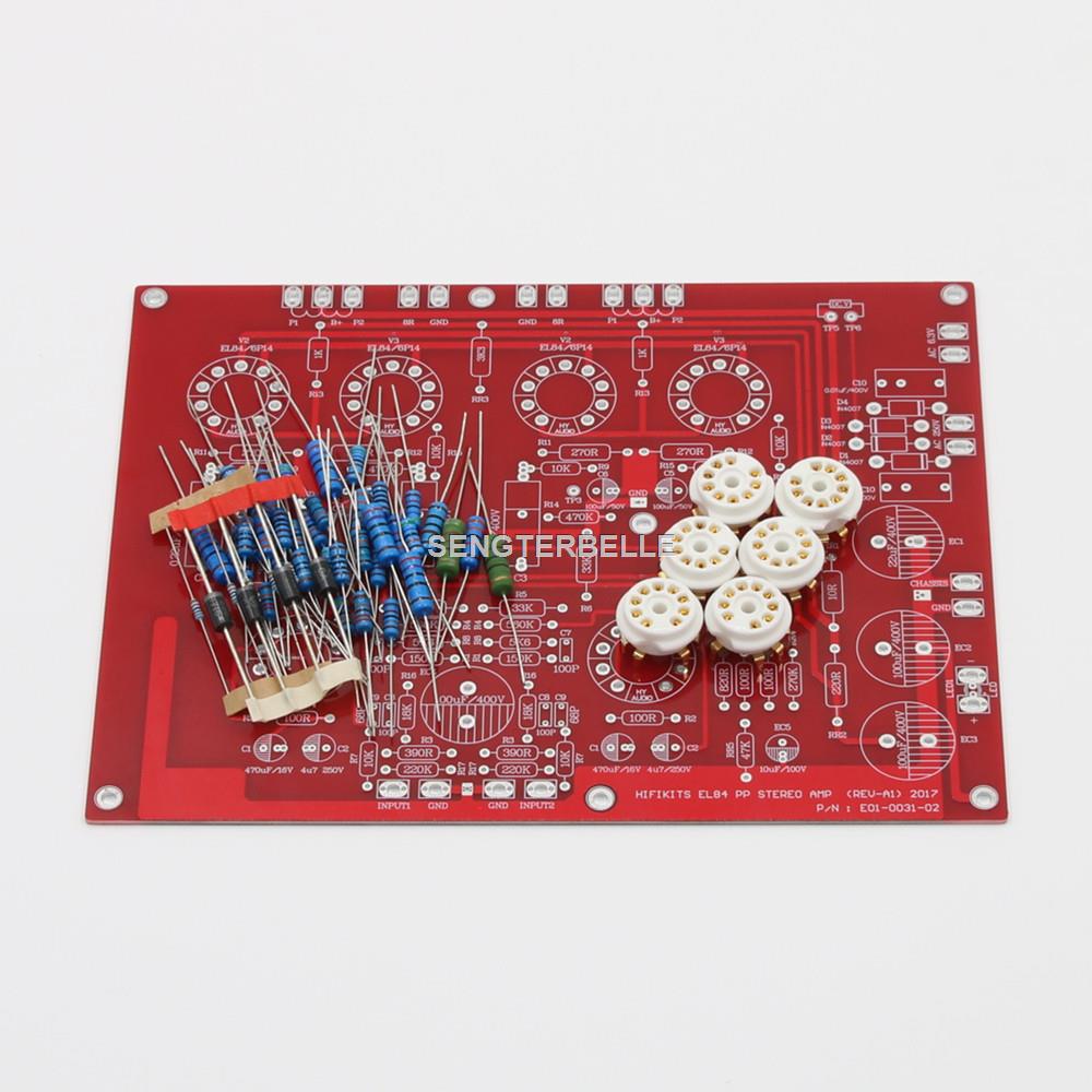Hifi Amplifier Board - HiFi EL84 +ECF80 스테레오 푸시-풀 튜브