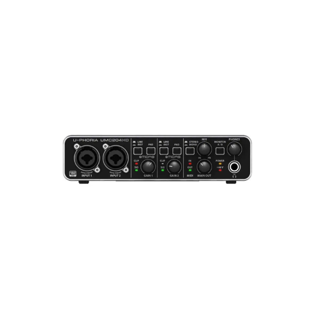 Audio Interface - 외장 사운드 카드 레코딩 2x4, 24비트/192kHz