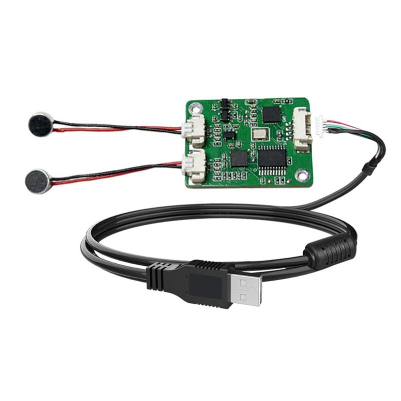 Condenser Microphone Kit - 듀얼 마이크 매트릭스 노이즈 감소 어레이
