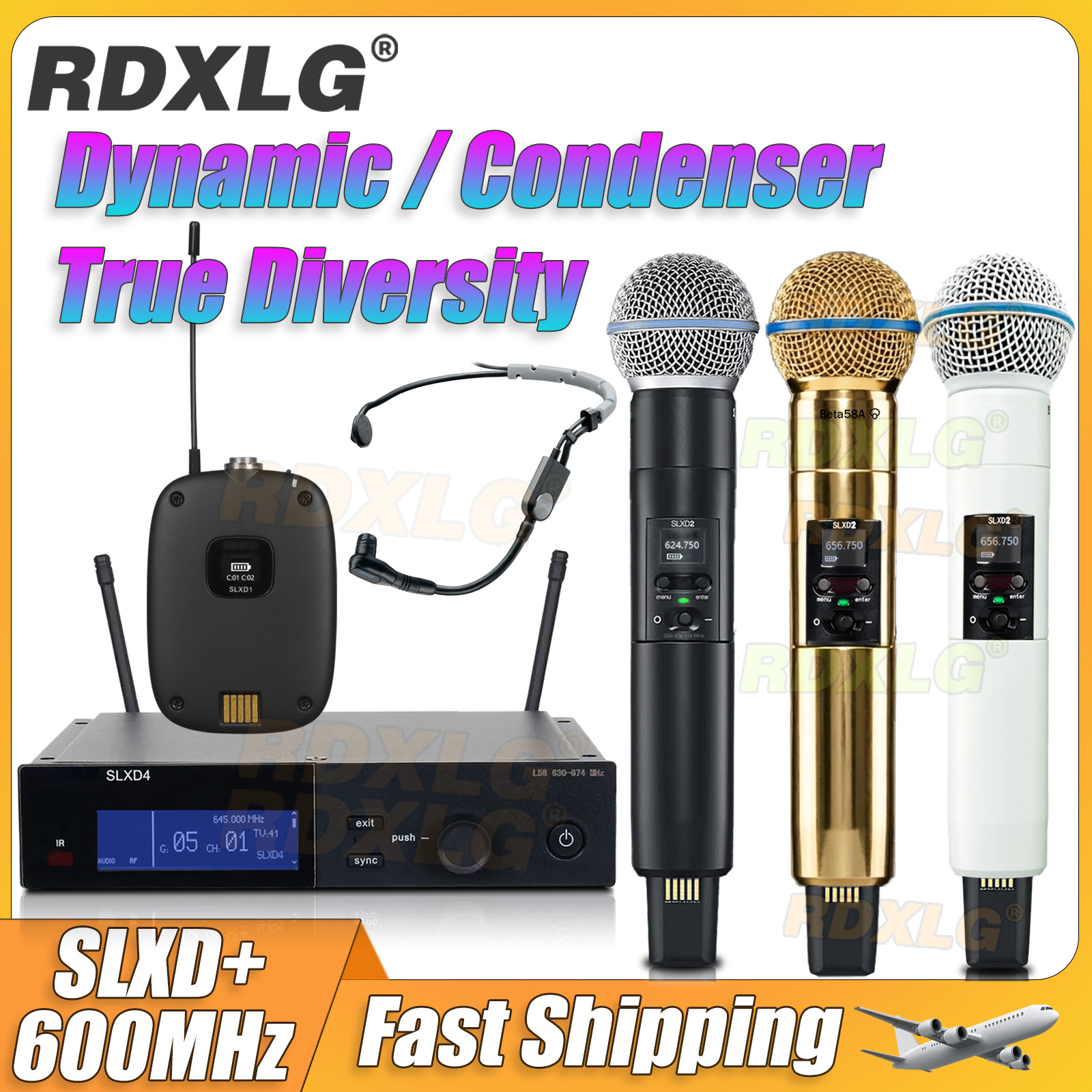 Condenser Microphone Kit - RDXLG SLXD+ 디지털 무선 마이크 전문