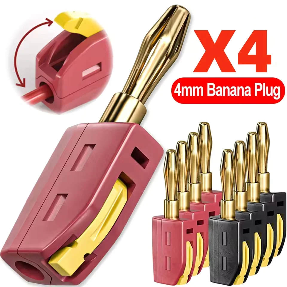 Banana Plug - 휴대용 32A 4mm 바나나 플러그 무납땜