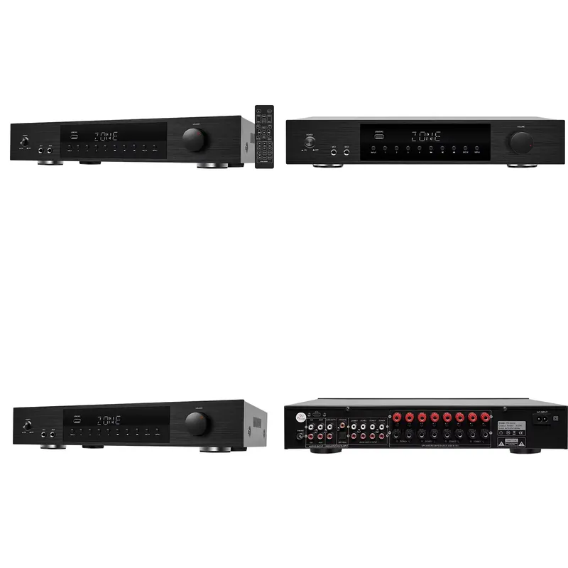 Class D Amplifier - 고출력 D 클래스 4존 8채널 멀티존
