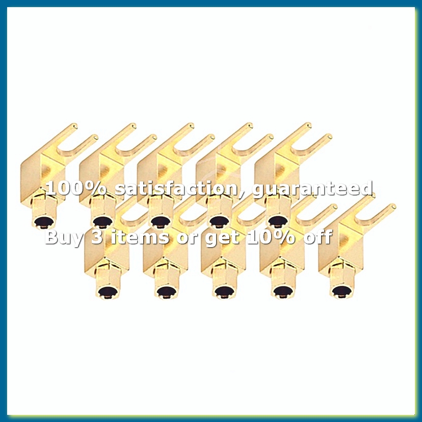 Banana Plug - 10PCS 바나나 커넥터 금도금 스피커 오디오