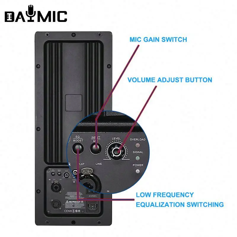 Class D Amplifier - 전문가용 PRX612 1000와트 앰프 클래스 D