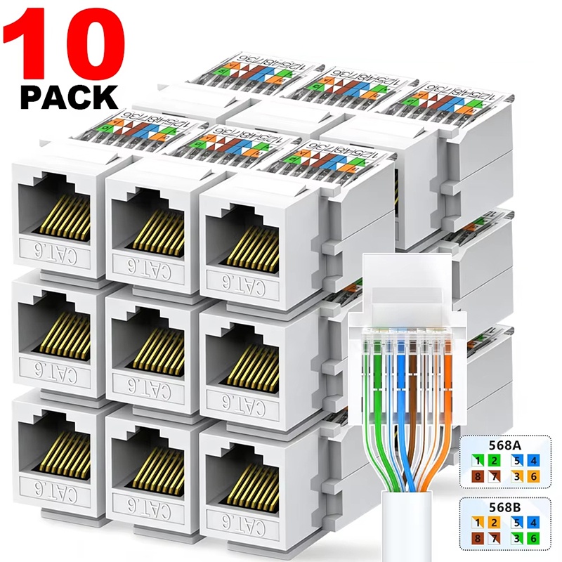 Rj45 Jack - Cat6 키스톤 이더넷 RJ45 네트워크 모듈