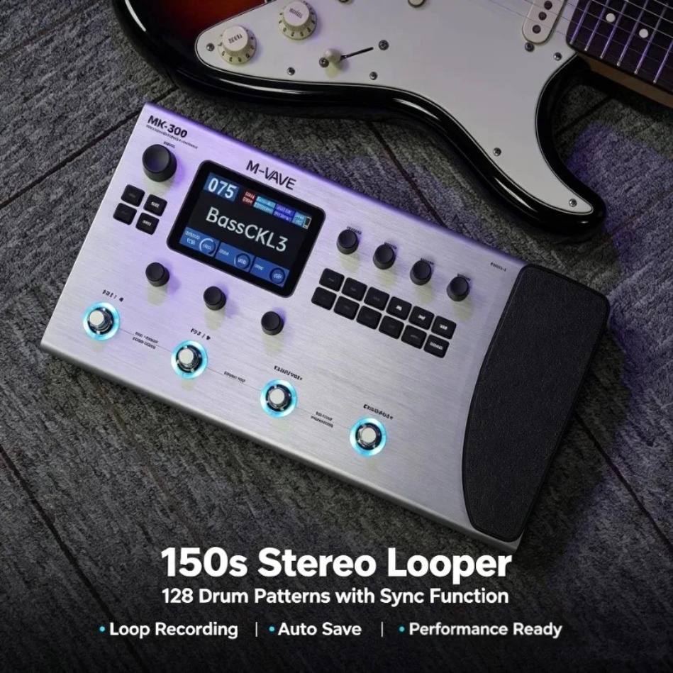 Audio Interface - M-VAVE MK-300 무선 기타 앰프 모델러