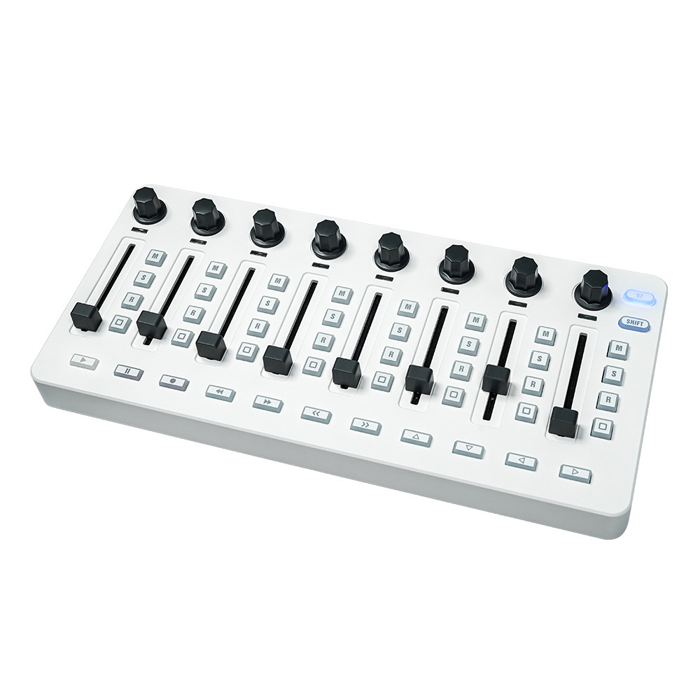 Audio Interface - MIDI 컨트롤러 믹서, 8개의 엔코더, 소프트웨어