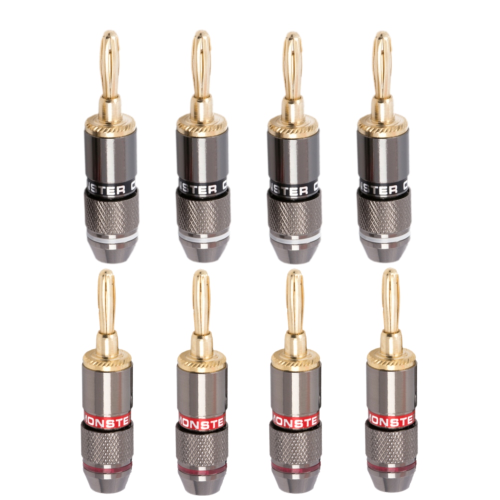 Banana Plug - 8Pcs 4mm 바나나 플러그 24K 골드