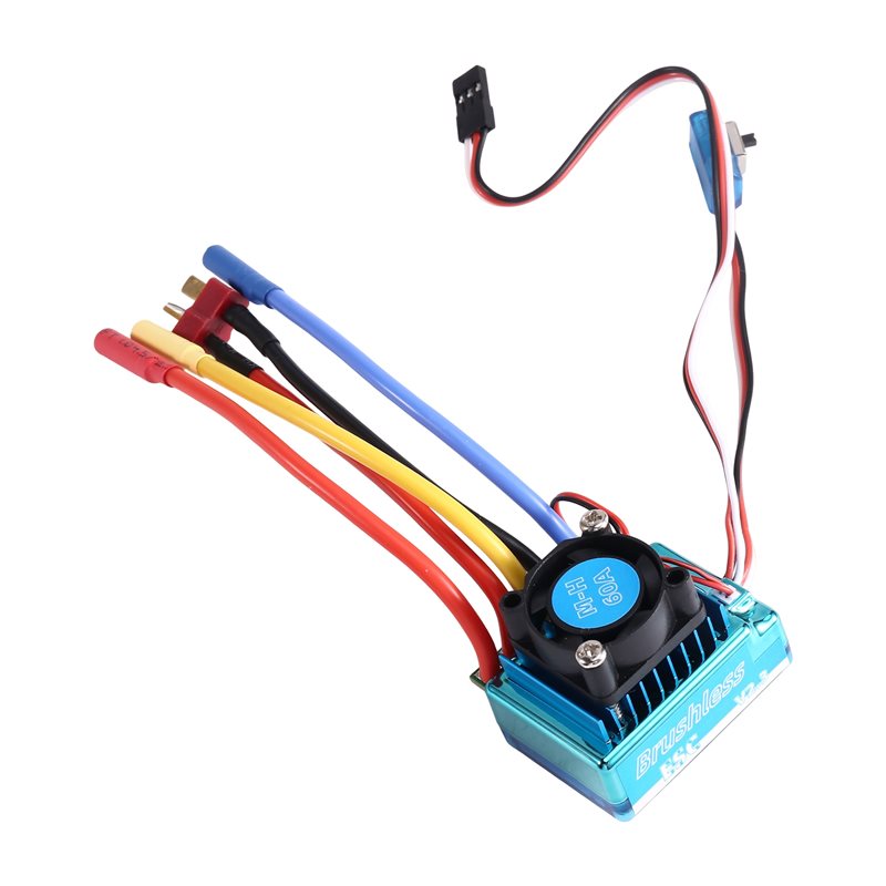 Banana Plug - MACH-60A 브러시리스 ESC 속도 컨트롤러(T 플러그