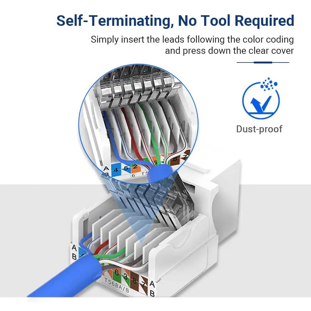 RJ45 네트워크 모듈 RJ45 커넥터 정보 소켓 CA - Rj45 Jack 리뷰 및 가격