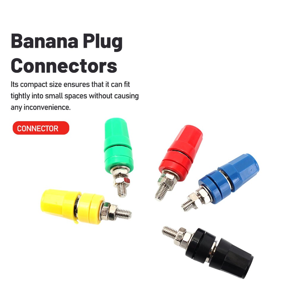1-6PCS 4MM 바나나 소켓 절연 바인딩 포스트 너 - Banana Plug 리뷰 및 가격