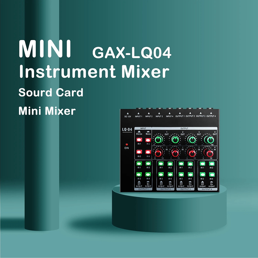 (MEOF) -LQ04 4채널 믹서 4채널 헤드폰 앰프 - Audio Interface 리뷰 및 가격