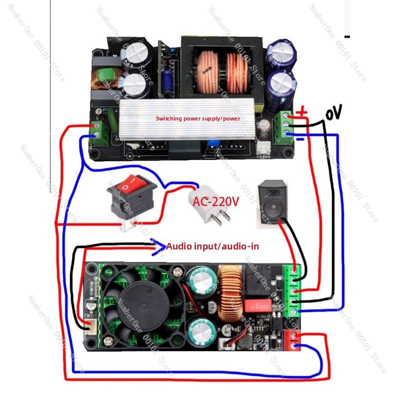 500W IRS2092S 클래스 D 모노 앰프 보드,  - Hifi Amplifier Board 리뷰 및 가격