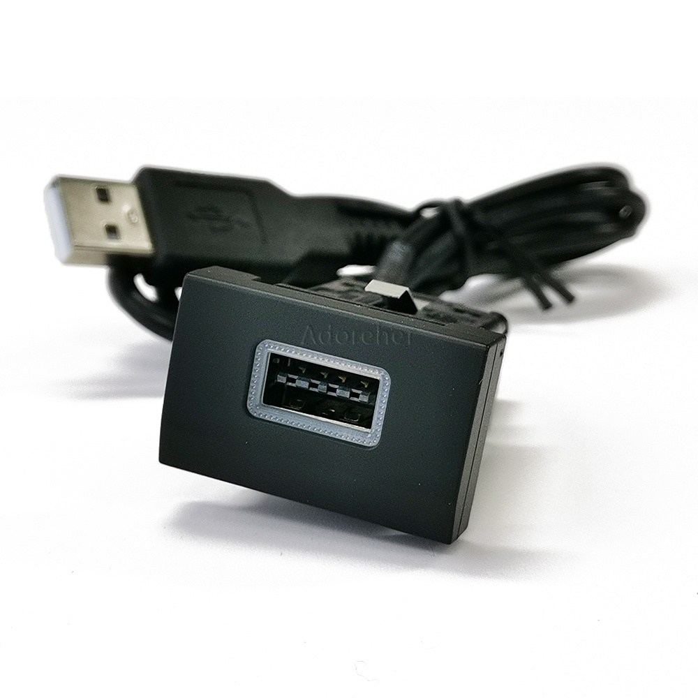 1PC 자동차 USB 입력 어댑터 소켓 오디오 라디오  - Audio Interface 리뷰 및 가격