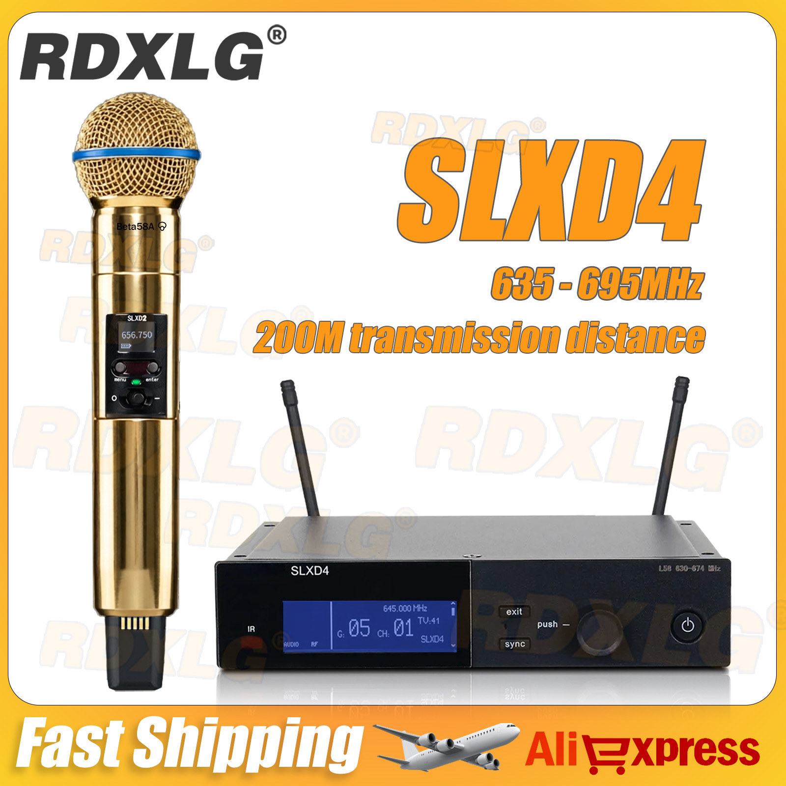 RDXLG SLXD+ 디지털 무선 마이크 전문 무대 공 - Condenser Microphone Kit 리뷰 및 가격