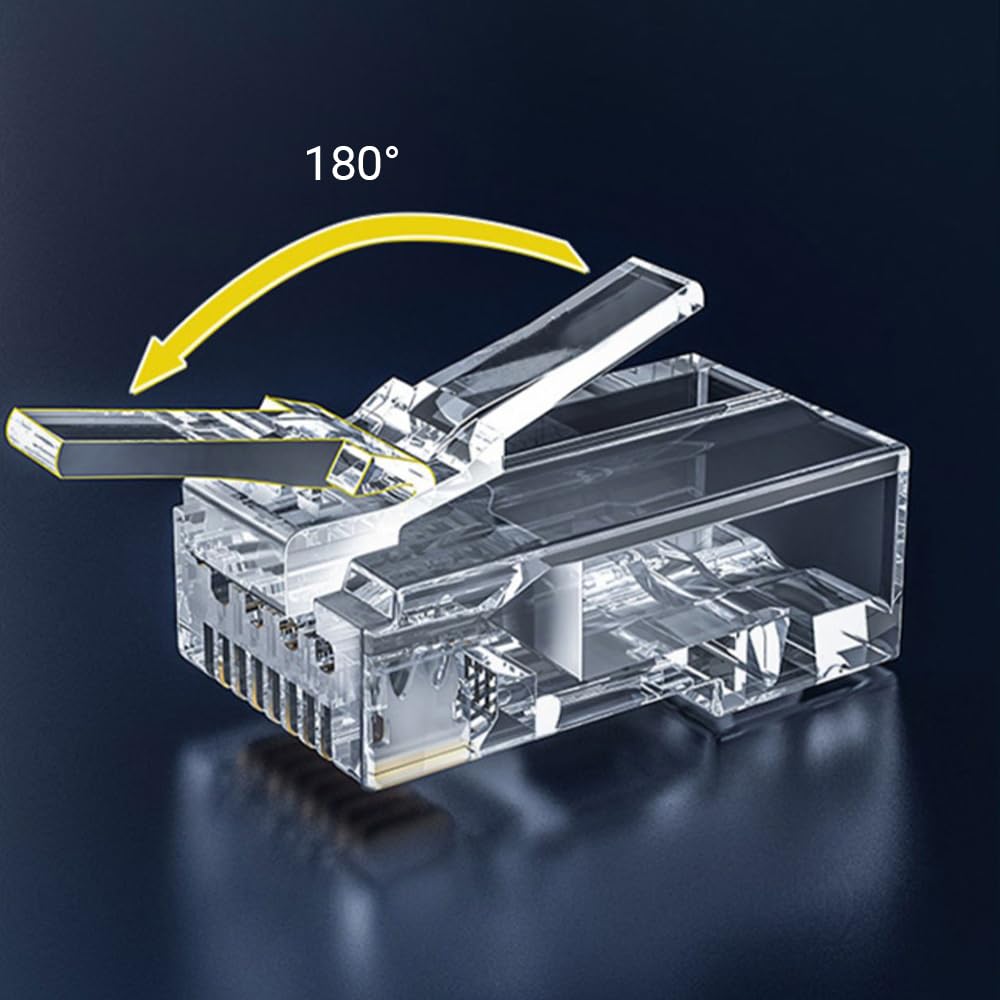 RJ45 커넥터 CAT6 패스스루 커넥터 크리스탈 엔드 - Rj45 Jack 리뷰 및 가격