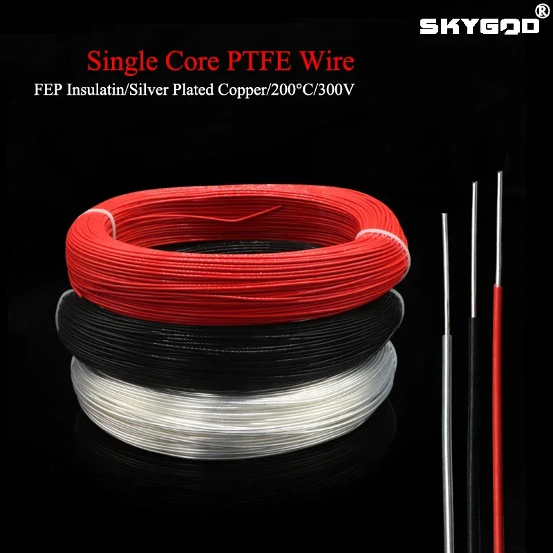 2/5/10/20/50M 단일 코어 PTFE 와이어 F - Audio Jumper Wire 리뷰 및 가격