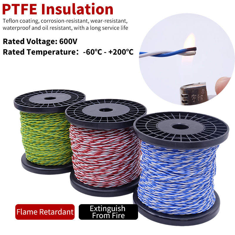 PTFE 와이어 AFS200 2핀 26/25/24/22 - Audio Jumper Wire 리뷰 및 가격