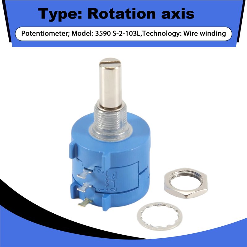 M01K 3590S-2-103L 10K 옴 10회전 회 - Potentiometer 10K 리뷰 및 가격