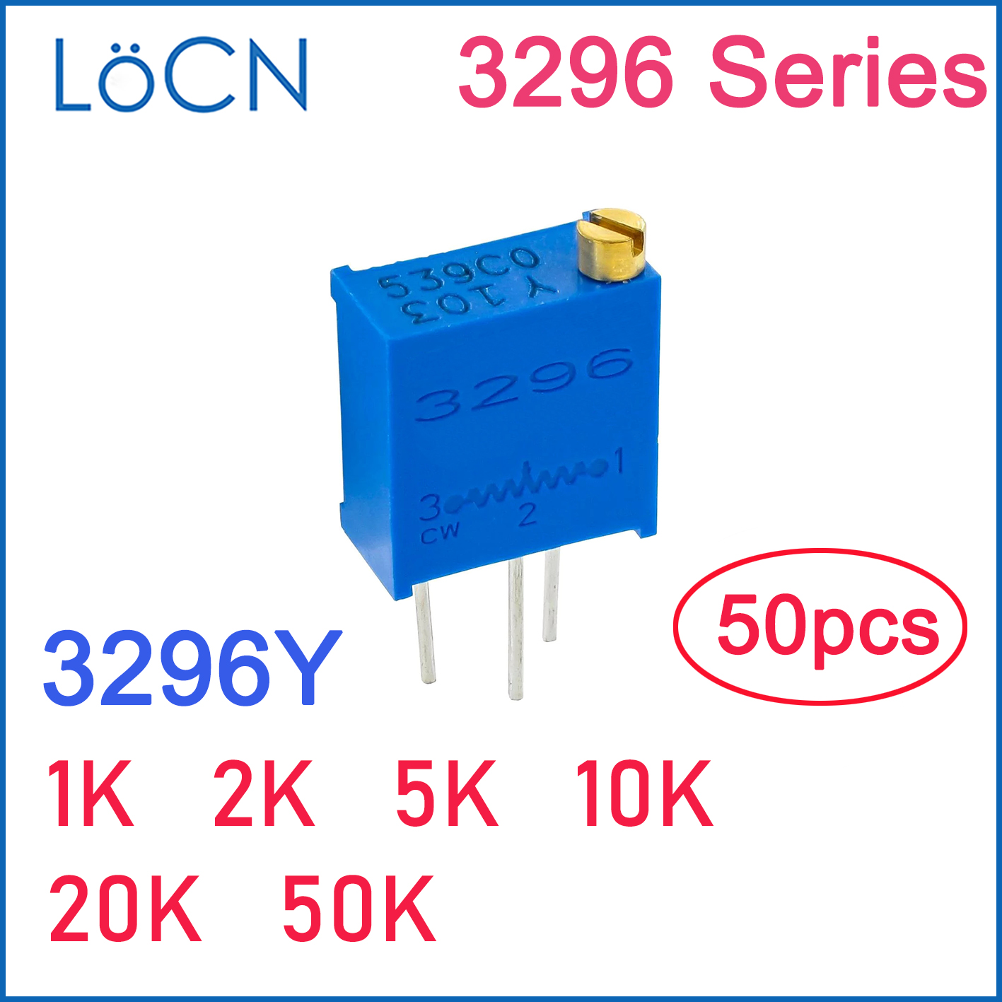 3296Y 1K 2K 5K 10K 20K 50K 트림  - Potentiometer 10K 리뷰 및 가격