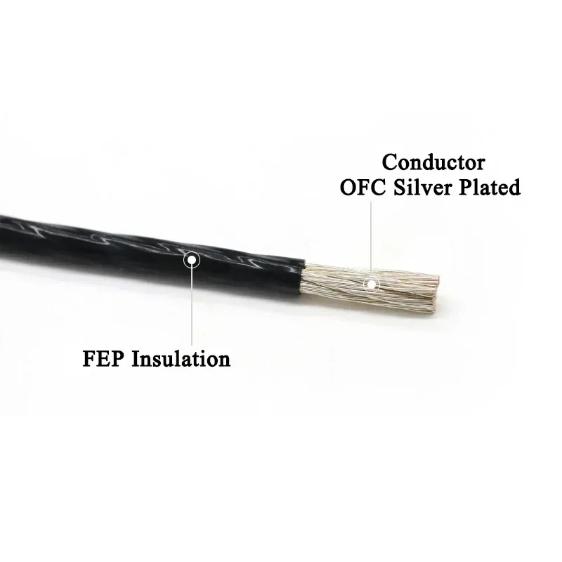 1 ~ 100m PTFE 실버 도금 전자 와이어 FEP - Audio Jumper Wire 리뷰 및 가격