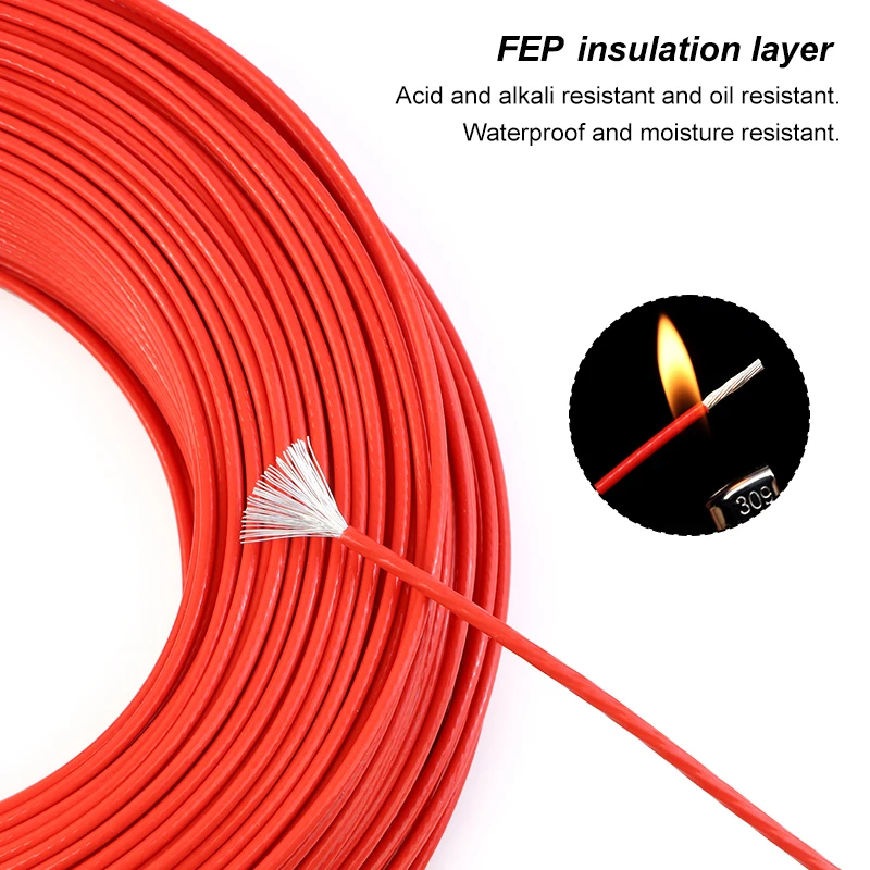 1 ~ 100m PTFE 실버 도금 전자 와이어 FEP - Audio Jumper Wire 리뷰 및 가격