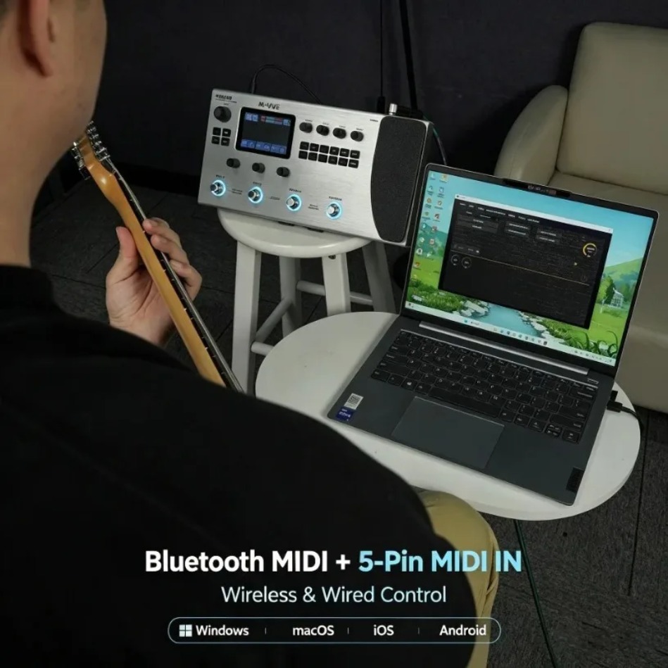 M-VAVE MK-300 무선 기타 앰프 모델러 프로세 - Audio Interface 리뷰 및 가격