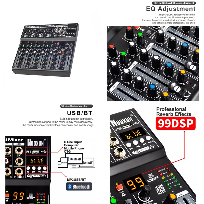 오디오 믹서 사운드 보드 콘솔 데스크 시스템 인터페이스 - Audio Interface 리뷰 및 가격