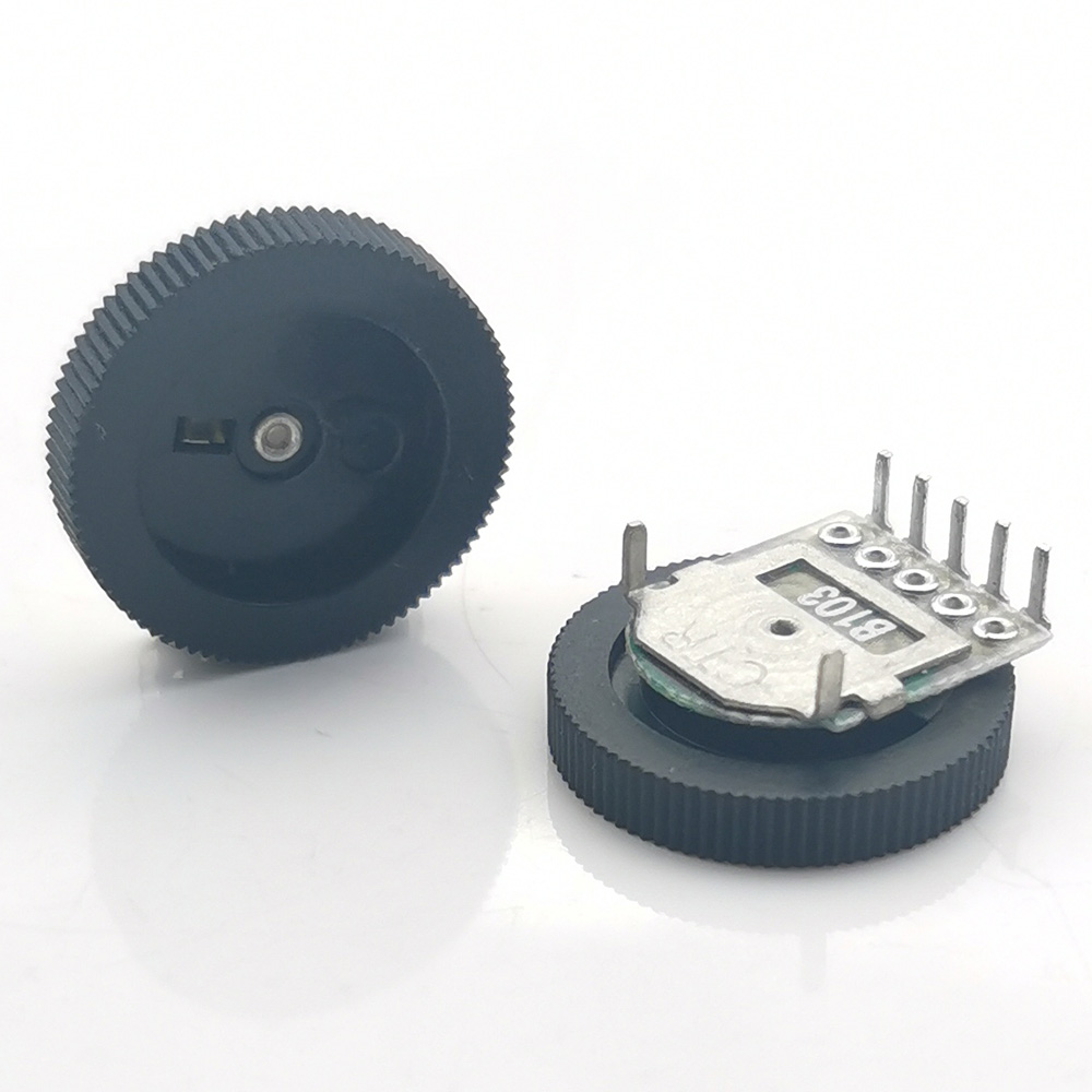 10개/세트 B103 10K옴 5핀 다이얼 휠 전위차계 - Potentiometer 10K 리뷰 및 가격