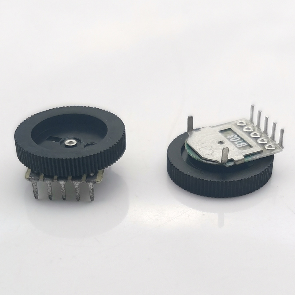 10개/세트 B103 10K옴 5핀 다이얼 휠 전위차계 - Potentiometer 10K 리뷰 및 가격