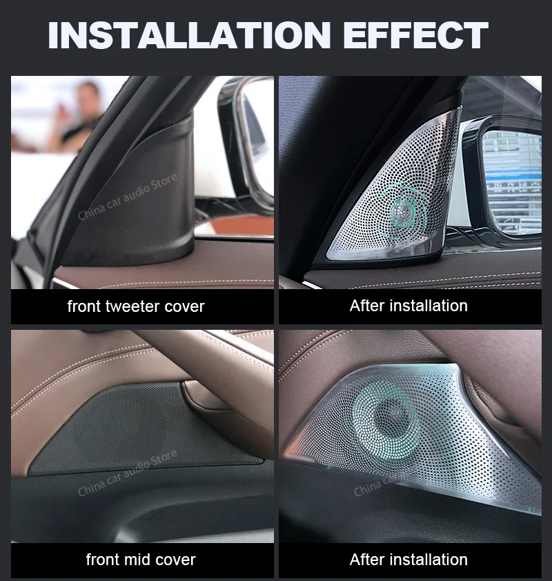 BMW G30용 LED 자동차 스피커 트위터 커버, 미 - Speaker Crossover 리뷰 및 가격