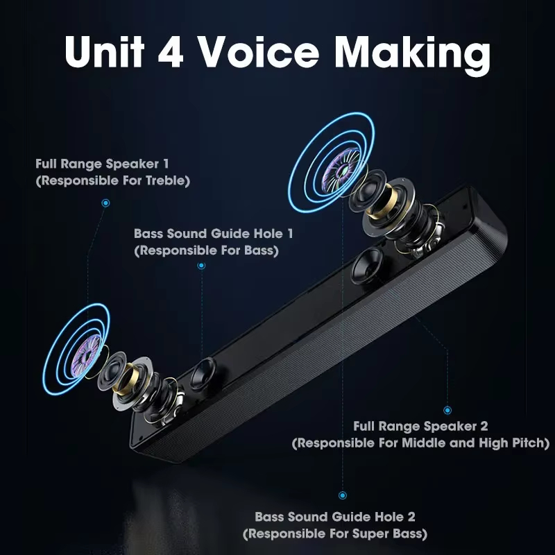 TV, 컴퓨터, 홈시어터용 블루투스 사운드바, 서브우퍼 - Speaker Driver 리뷰 및 가격