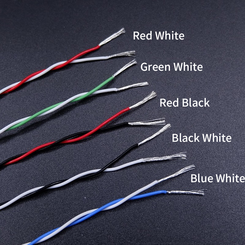 2M/10M 2핀 PTFE 와이어 30/26/25/24 - Audio Jumper Wire 리뷰 및 가격