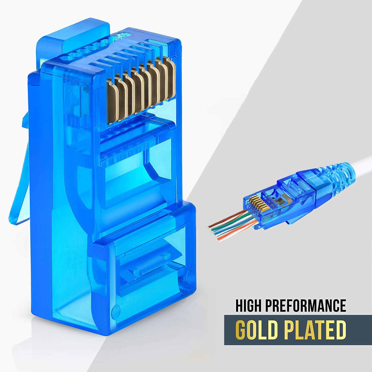 50PCS RJ45 Cat6 패스 스루 커넥터, 다양한 - Rj45 Jack 리뷰 및 가격