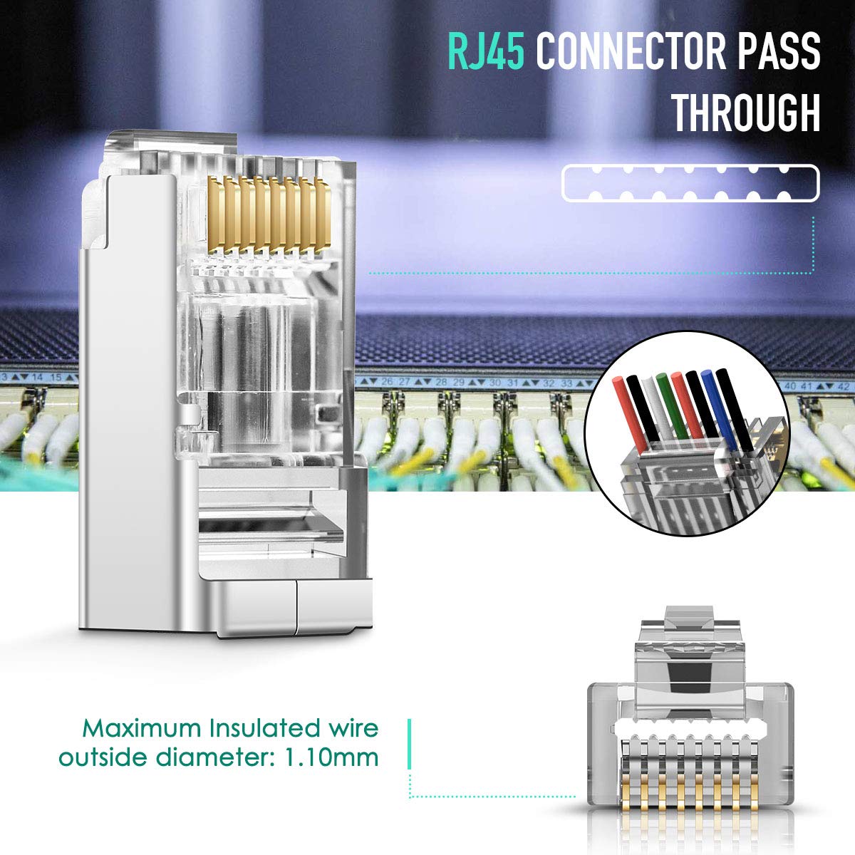ZoeRax 100pcs 차폐 RJ45 CAT5 CAT - Rj45 Jack 리뷰 및 가격