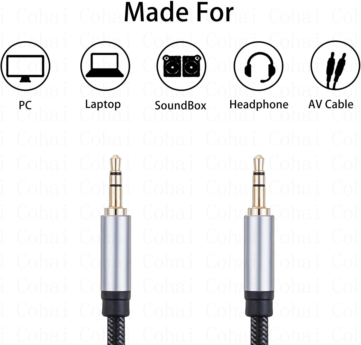 3.5mm 잭 오디오 케이블 잭 3.5mm 남성-남성  - Audio Jumper Wire 리뷰 및 가격