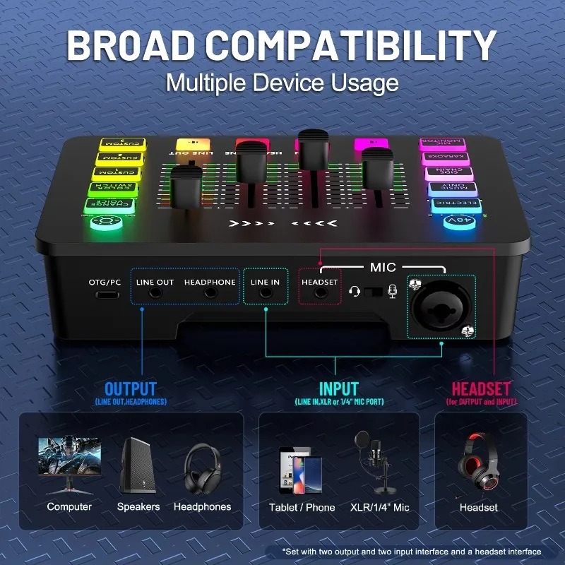 ZX230 라이브 스트림 사운드 카드 콘덴서 마이크 방 - Condenser Microphone Kit 리뷰 및 가격