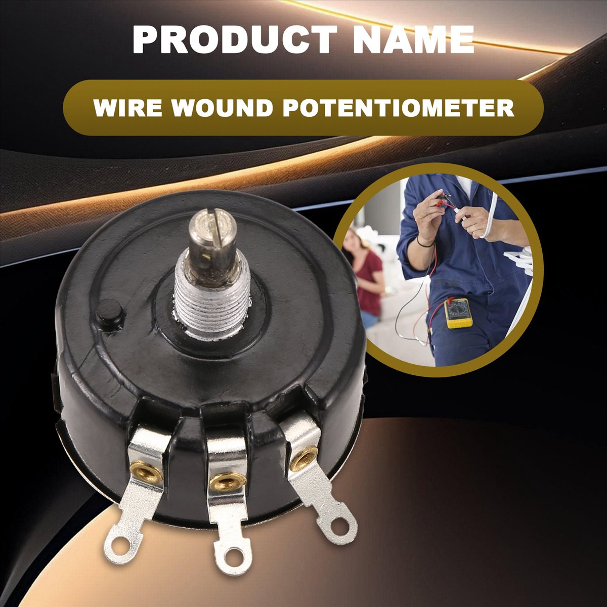 패션 WX050 10K 옴 5W 6mm 원형 샤프트 로 - Potentiometer 10K 리뷰 및 가격