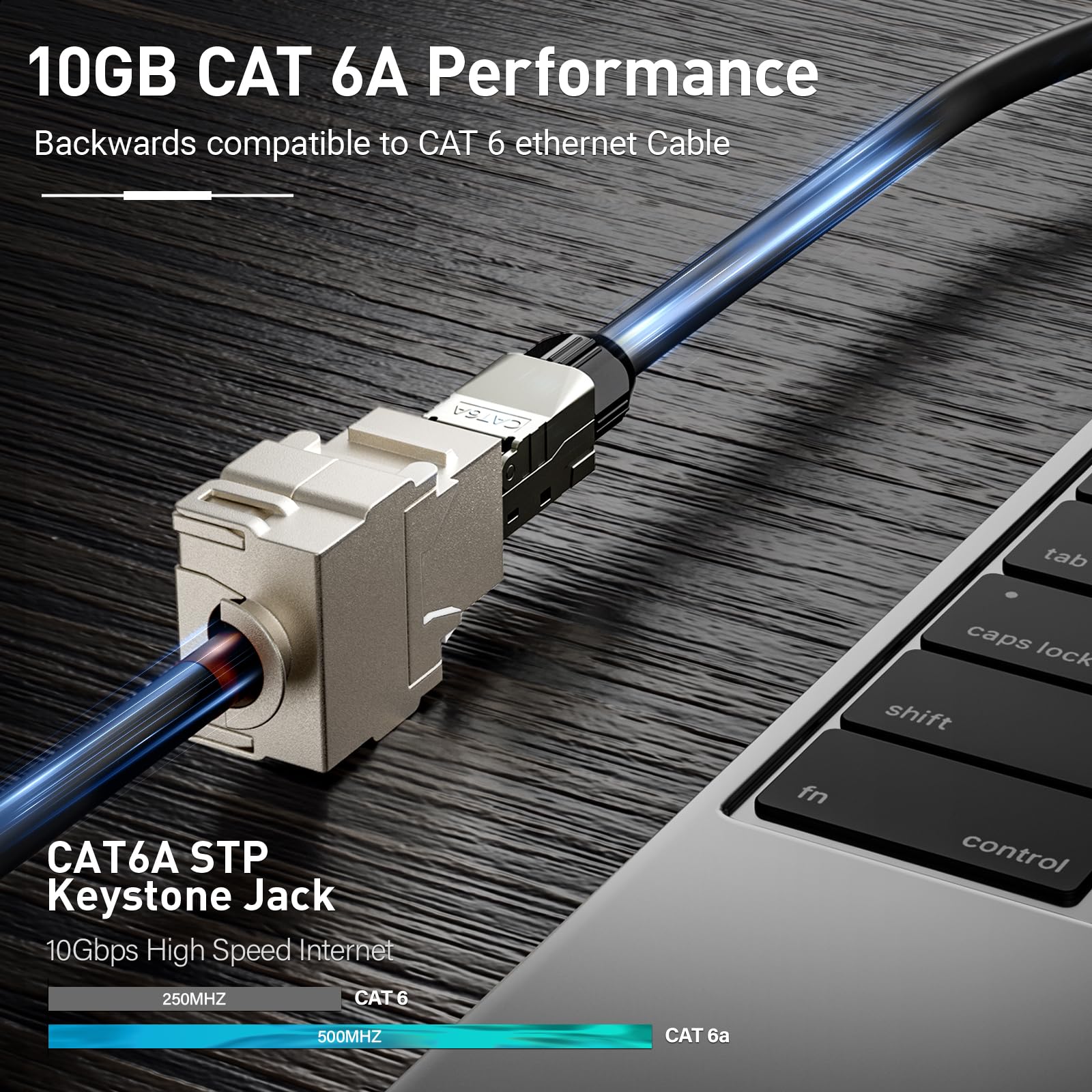 ZoeRax 키스톤 모듈 잭 CAT6A 차폐형 키스톤  - Rj45 Jack 리뷰 및 가격