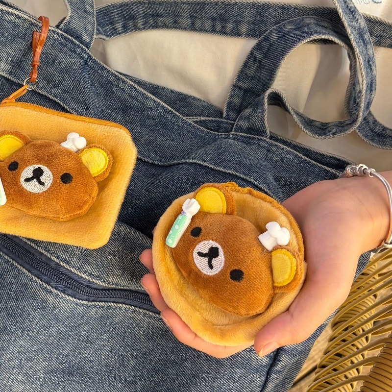 귀여운 셰프 모자 리락쿠마 애니메이션 만화 헤드폰 동전 - Headphone Parts 리뷰 및 가격