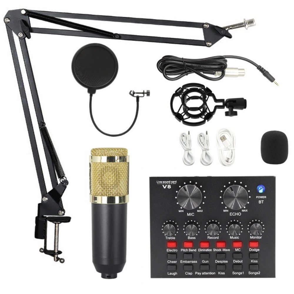 BM800 콘덴서 마이크 키트 스트리밍 모바일폰 보이스 - Condenser Microphone Kit 리뷰 및 가격