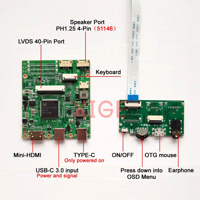 미니 HDMI 드라이버 컨트롤러 보드 키트, 노트북 모 - Mdi Cable 리뷰 및 가격