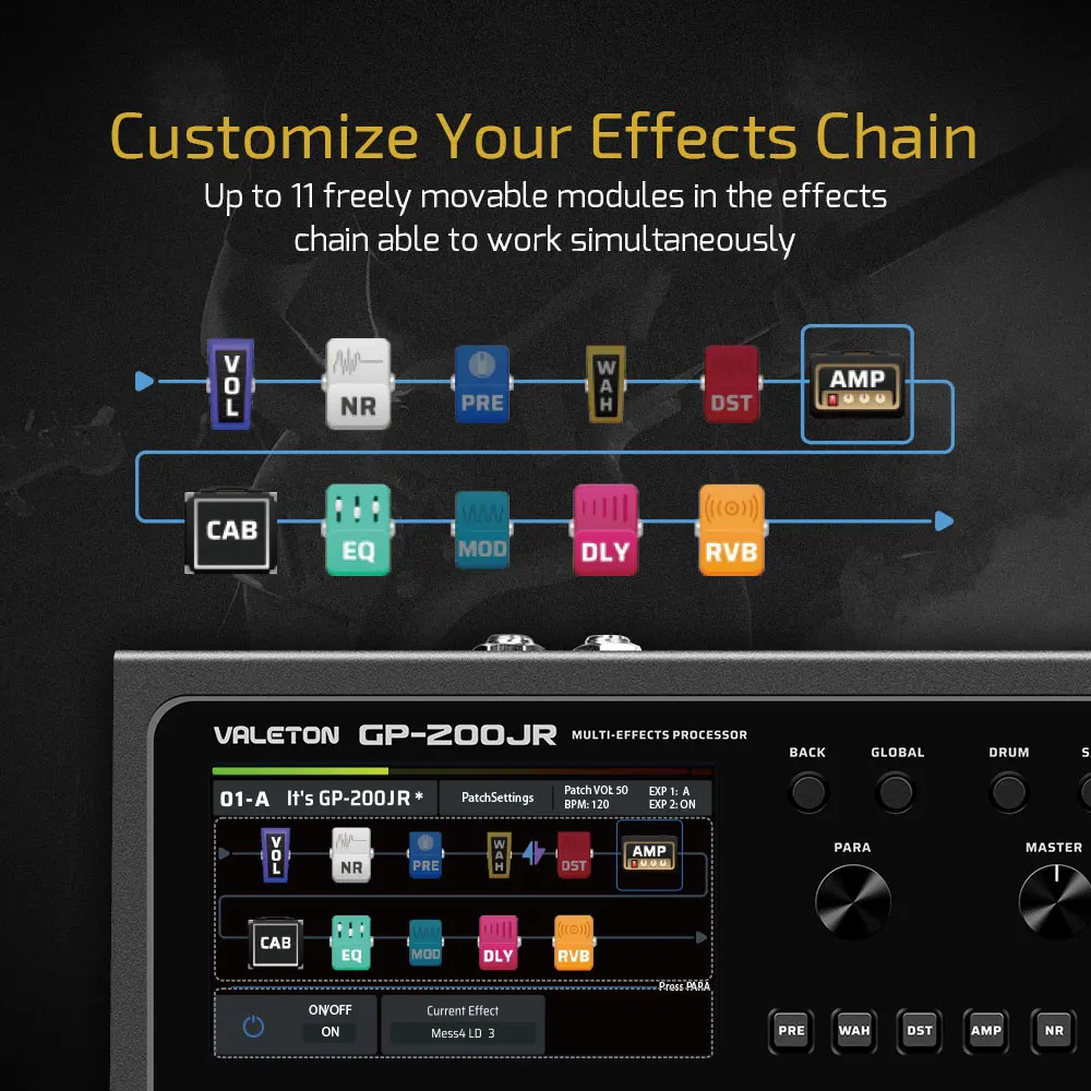 VALETON GP-200JR 기타 베이스 앰프 프로세 - Audio Interface 리뷰 및 가격