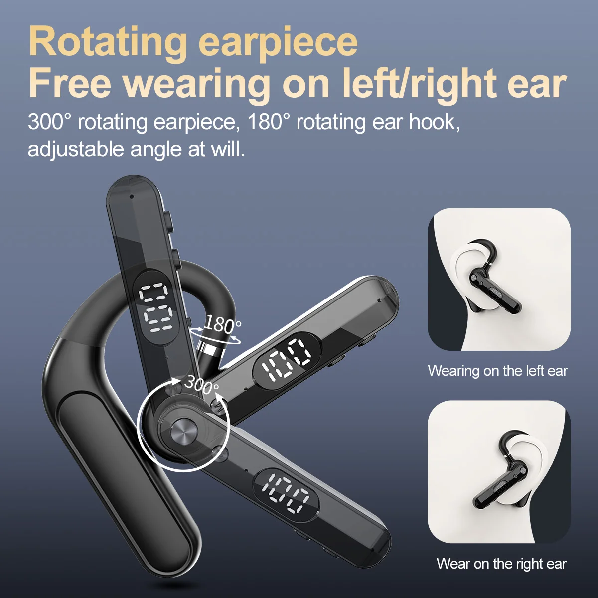 마이크가 장착된 무선 블루투스 헤드폰 이어폰 AI 지능 - Headphone Parts 리뷰 및 가격