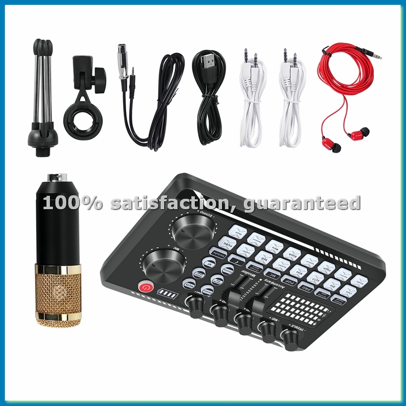 F998 사운드 카드 키트, BM-800 마이크 키트, - Condenser Microphone Kit 리뷰 및 가격