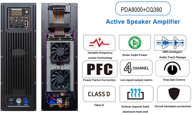 TLF PFA8000+CQ380 앰프 보드 전문가용 클 - Class D Amplifier 리뷰 및 가격