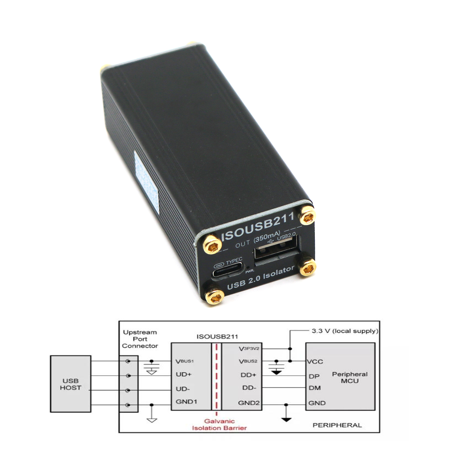 ISOUSB211 USB 2.0 아이솔레이터 480Mb - Audio Dac 리뷰 및 가격
