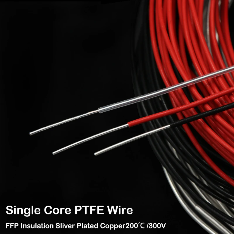 단일 코어 PTFE 와이어 FEP 절연 실버 도금 고순 - Audio Jumper Wire 리뷰 및 가격