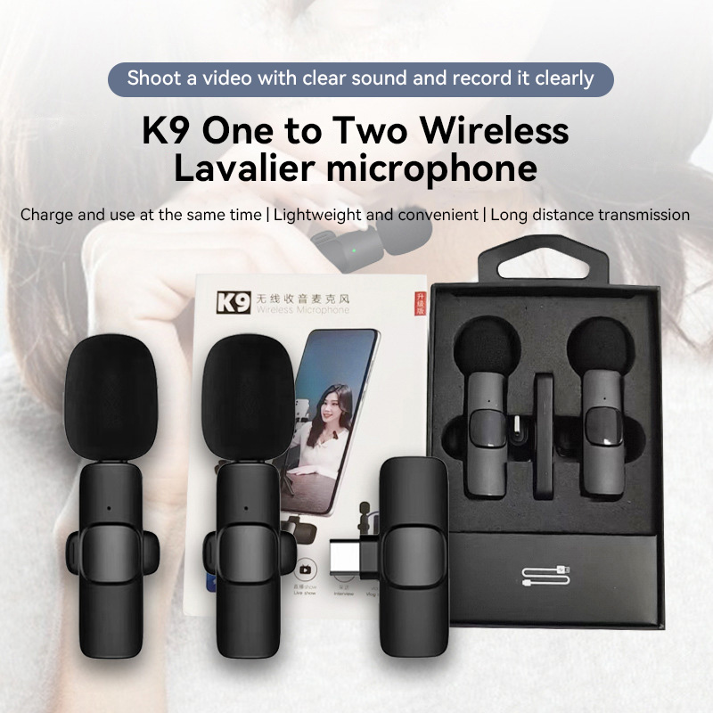 미니 무선 마이크 노이즈 감소 라발리에 마이크 아이폰  - Condenser Microphone Kit 리뷰 및 가격