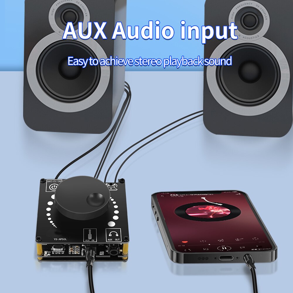 전력 증폭기 보드 스테레오 디지털 증폭기 50WX2 - - Hifi Amplifier Board 리뷰 및 가격